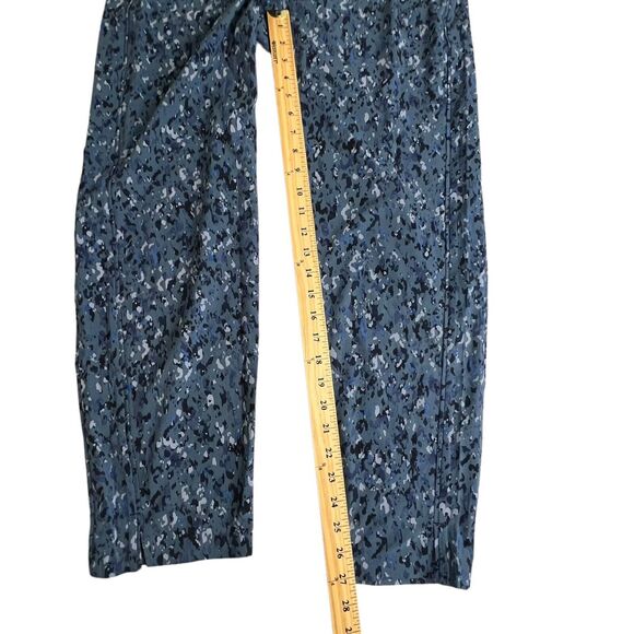 Athleta Womens Blue Fleck High Rise Pull On Brooklyn Ankle Pants 8 - Picture 4 of 9